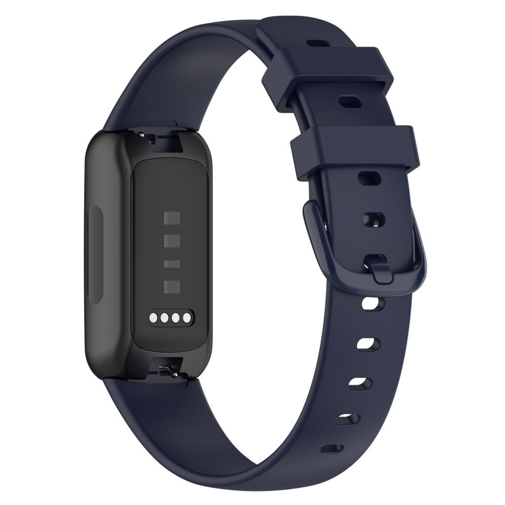 Fitbit Inspire 3 Watch Strap Silicone Size L – Dark Blue