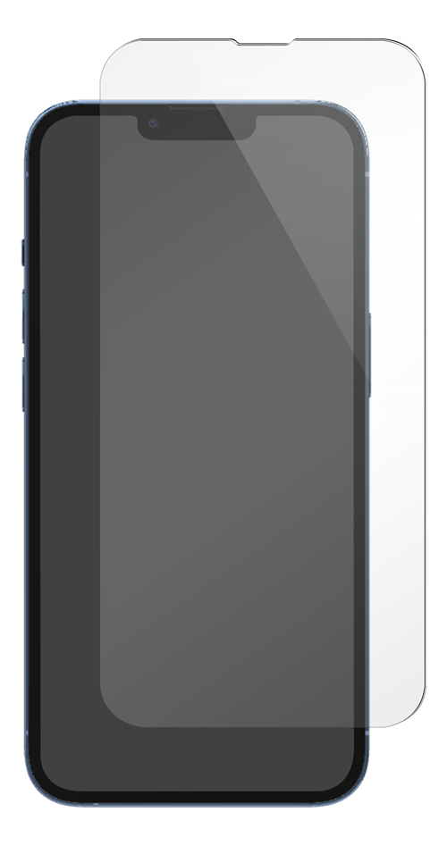 Skärmskydd för Apple iPhone 14/13/13 Pro, 2.5D härdat glas, 9H hårdhet