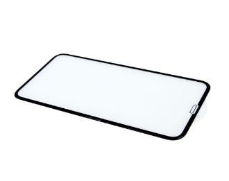 Skärmskydd iPhone 11 Pro Max/XS Max - 3D Härdat Glas Svart (miljö)