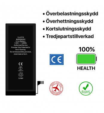 iPhone 7 Batteri Hög Kvalité