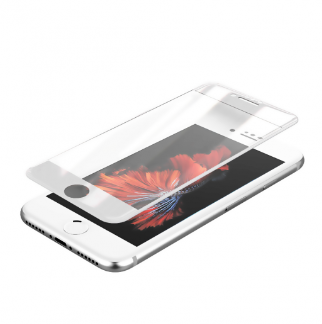 Skärmskydd iPhone 7/8 - 3D Härdat Glas Vit (miljö)
