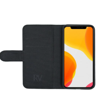 iPhone X/XS Plånboksfodral Magnet Rvelon - Svart