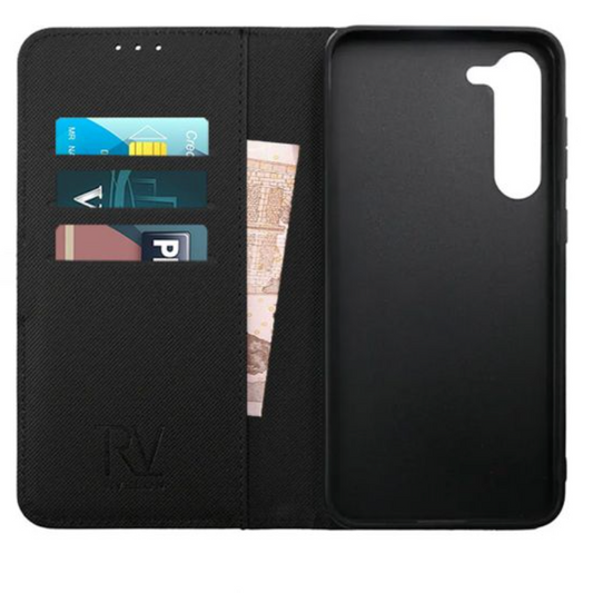 Samsung Galaxy S23 Plånboksfodral Magnet Rvelon - Svart