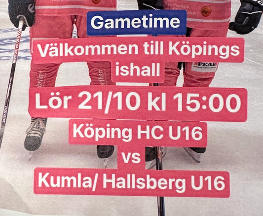 Hockey med hjärtat: Stöd Köping HC U16 i kampen mot cancer