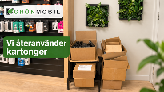 Därför kan ditt paket från Grönmobil komma i en kartong från en annan butik