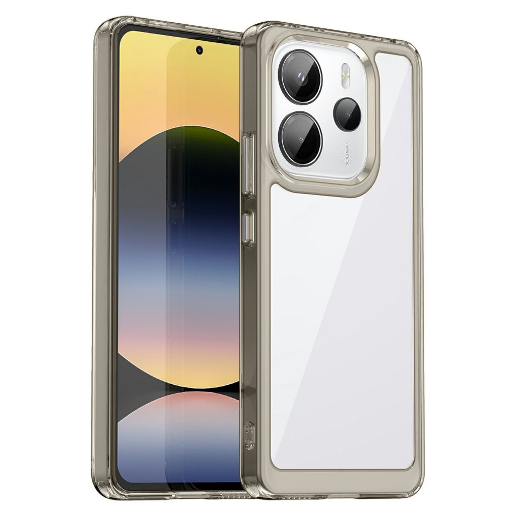 Xiaomi Redmi Note 14 4G Acrylic skal – Transparent/grå
