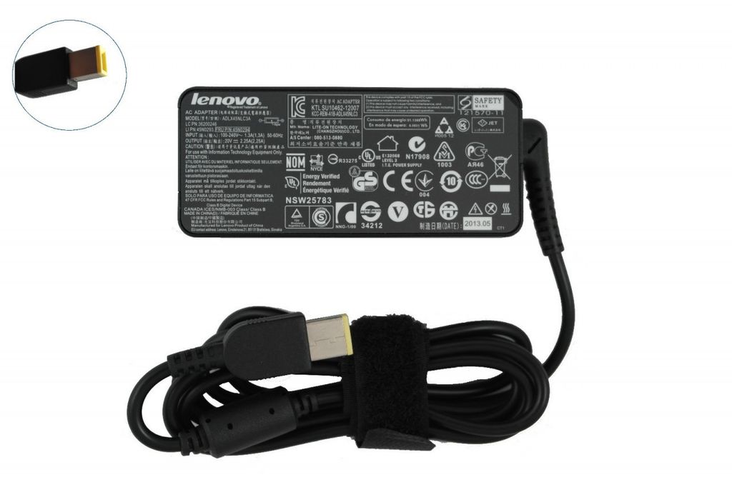 Lenovo AC Adapter 45W, 20VDC, 3P, WW, DEL