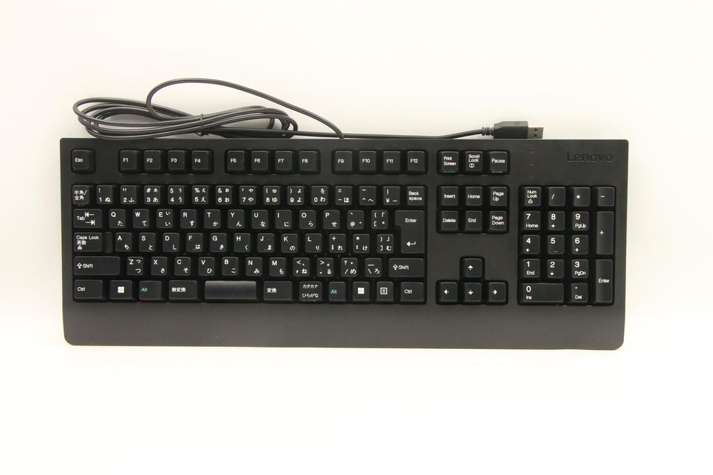 Lenovo External Keyboard (USB, Japanese, Black, Non-Backlight)