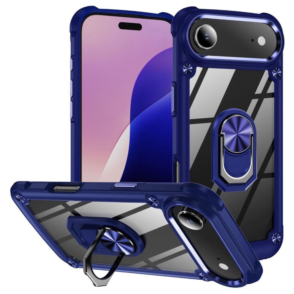 iPhone Air Skal with kickstand - Blue