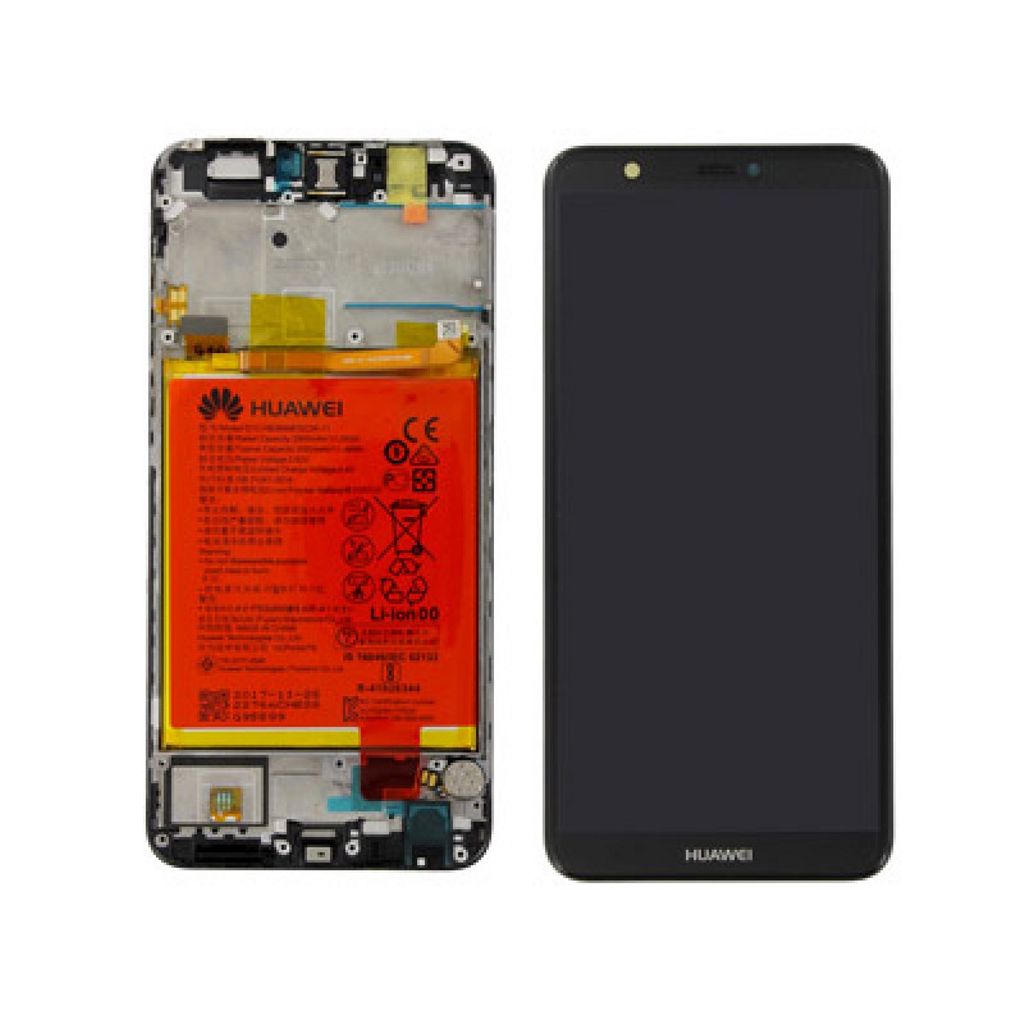 Huawei P Smart 2017 LCD-display – svart