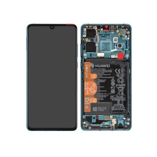 Huawei P30 display (New Software) Aurora blå