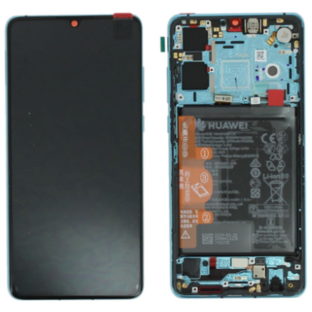 Huawei P30 display LCD + Touch + batteri – Crystal
