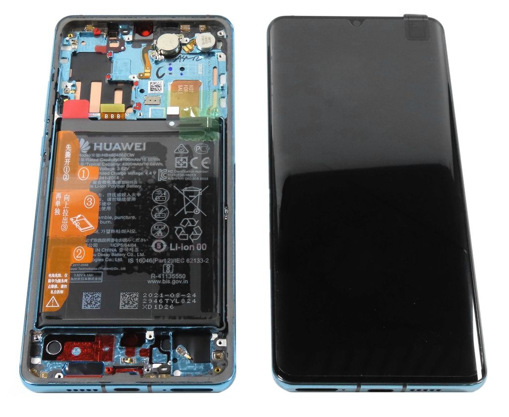 Huawei P30 Pro display – blå