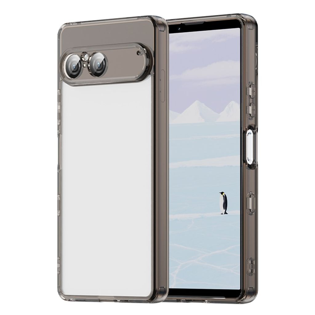 Sony Xperia 10 VII skal in Acrylic – svart