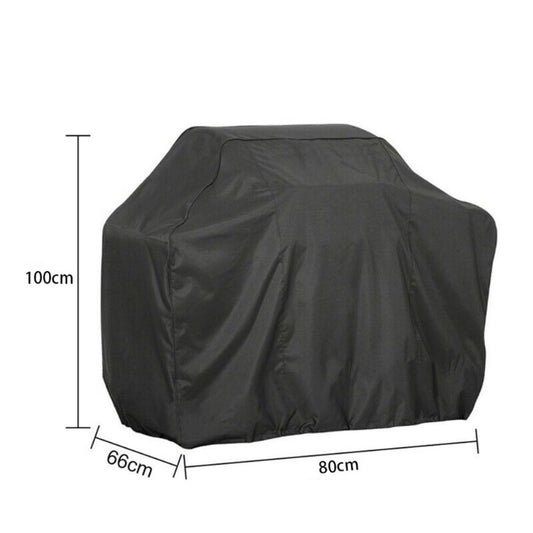 Waterproof BBQ Grills cover, 100 x 80 x 66 cm  - Black