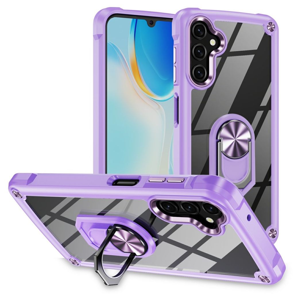 Samsung Galaxy A26 5G skal with stativ – lila