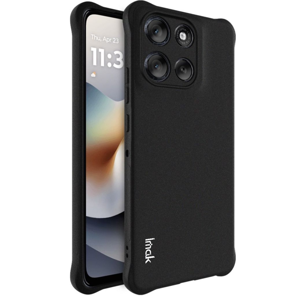 IMAK Motorola Moto G86 Power 5G TPU Shock proof skal – svart