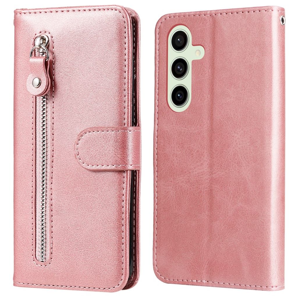 Samsung Galaxy S24 FE plånboksfodral – rosa