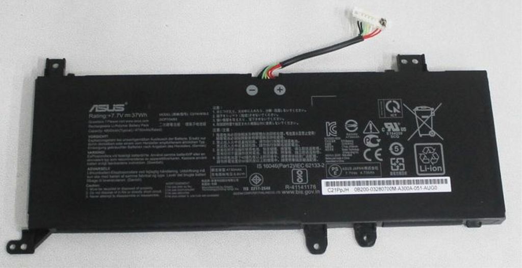 ASUS Battery C21N1818-2 4850mAh / 37Wh / 7.7V / 2 cells