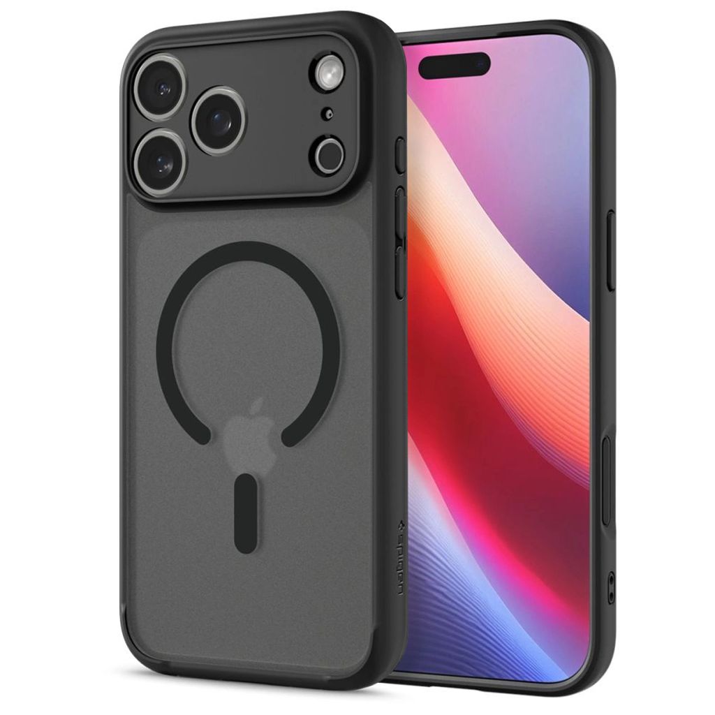 Spigen Ultra Hybrid MagSafe skal till iPhone 17 Pro – svart