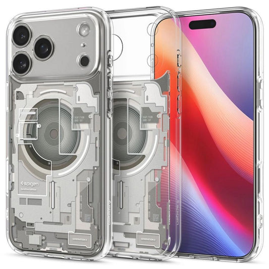 Spigen Ultra Hybrid MagSafe Zero One skal för iPhone 17 Pro - Titanium