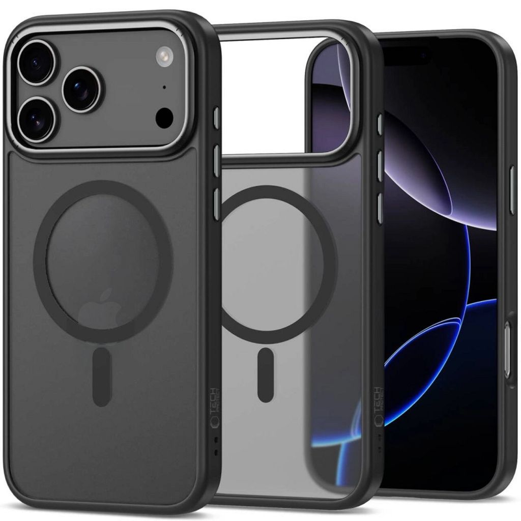 Tech-Protect CamEdge MagSafe Case for iPhone 17 Pro - Matte Black
