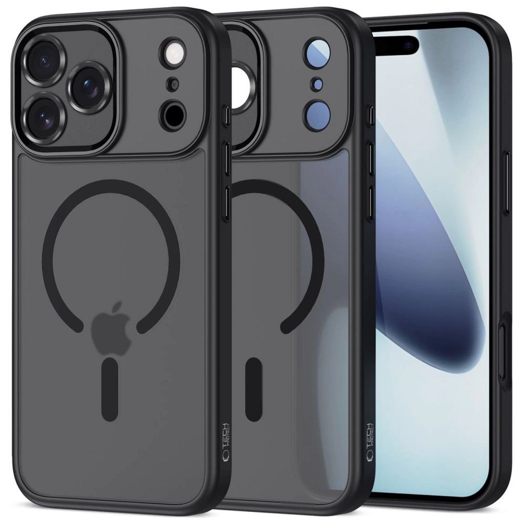 Tech-Protect MagCam MagSafe skal för iPhone 17 Pro - Matte svart