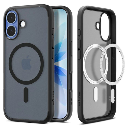 Spigen Ultra Hybrid MagSafe Case for iPhone 17 - Black/Transparent Matte