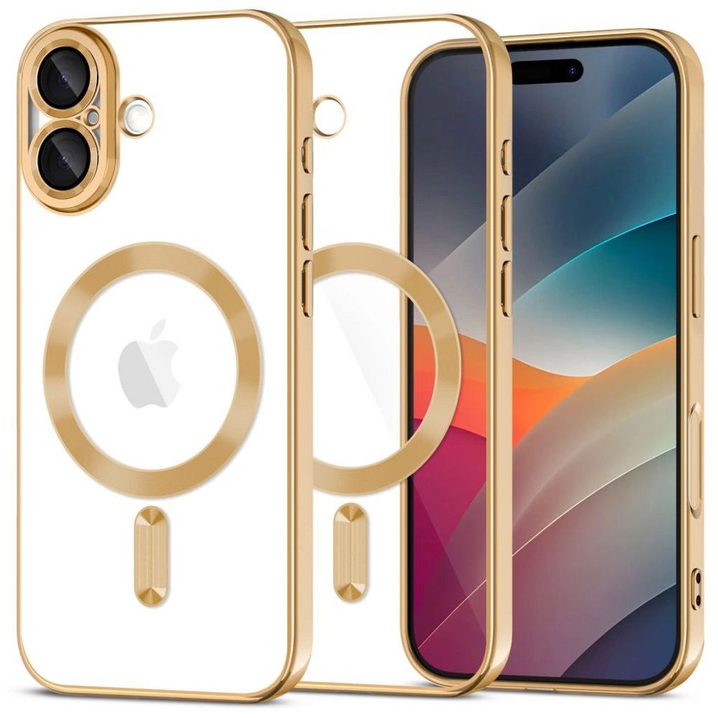 Tech-Protect MagFlex MagSafe skal för iPhone 17 - transparent guld