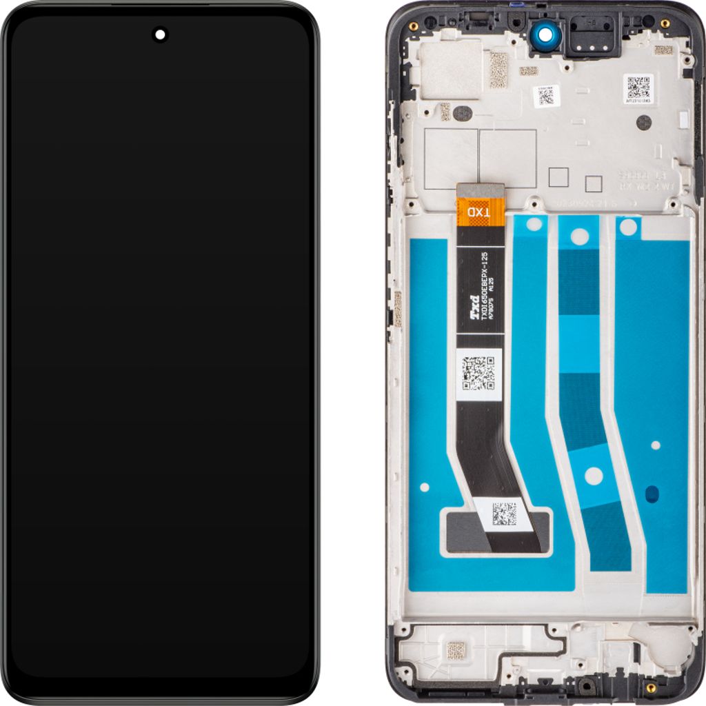 Motorola Moto G54 LCD-display Original – svart