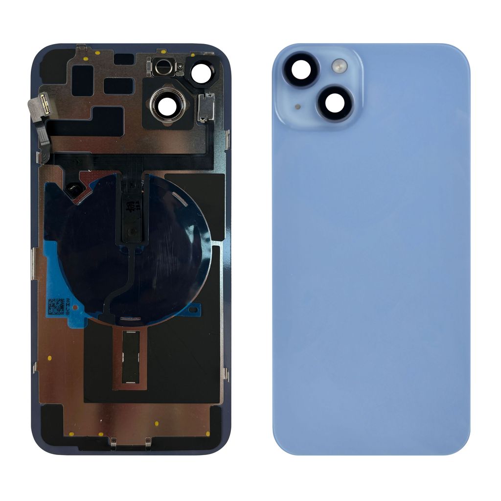 iPhone 14 Plus Back Cover with Small Parts (No Logo) - Blue