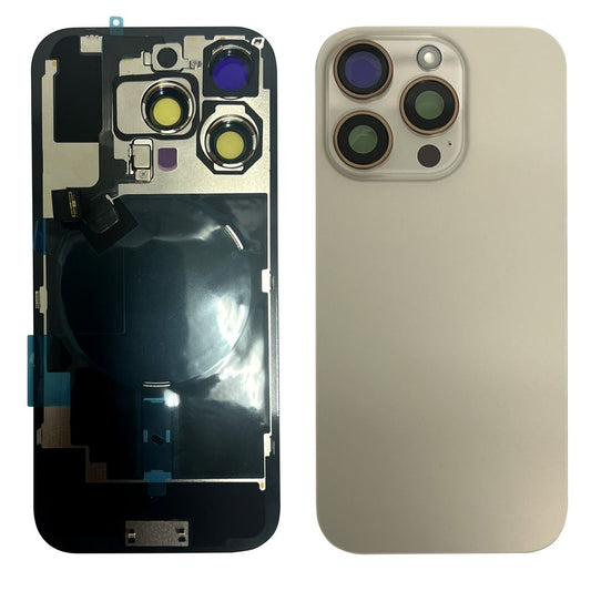 iPhone 16 Pro Back Cover with Small Parts (No Logo) - Desert Titanium