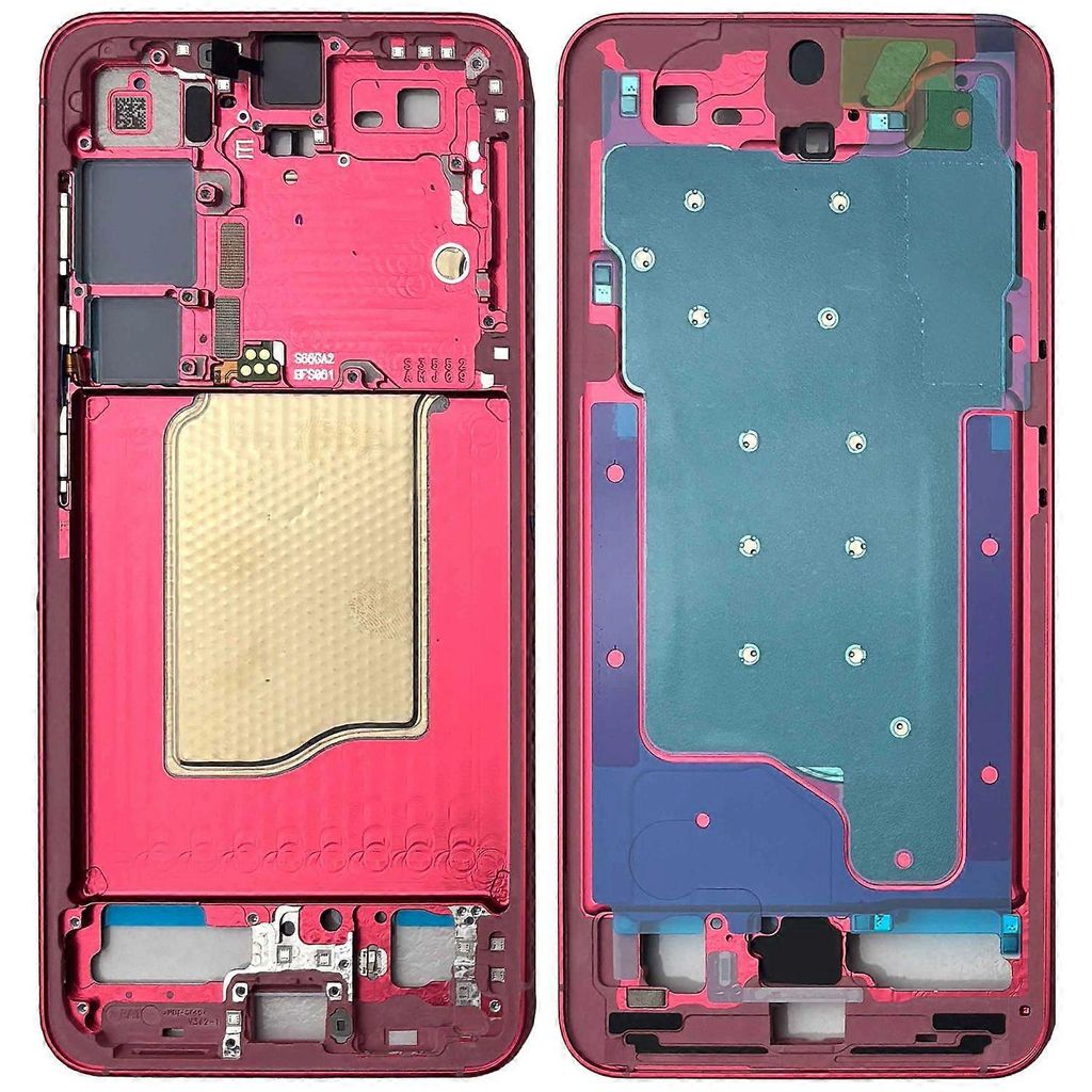 Samsung Galaxy S25 Middle Frame – Coralred