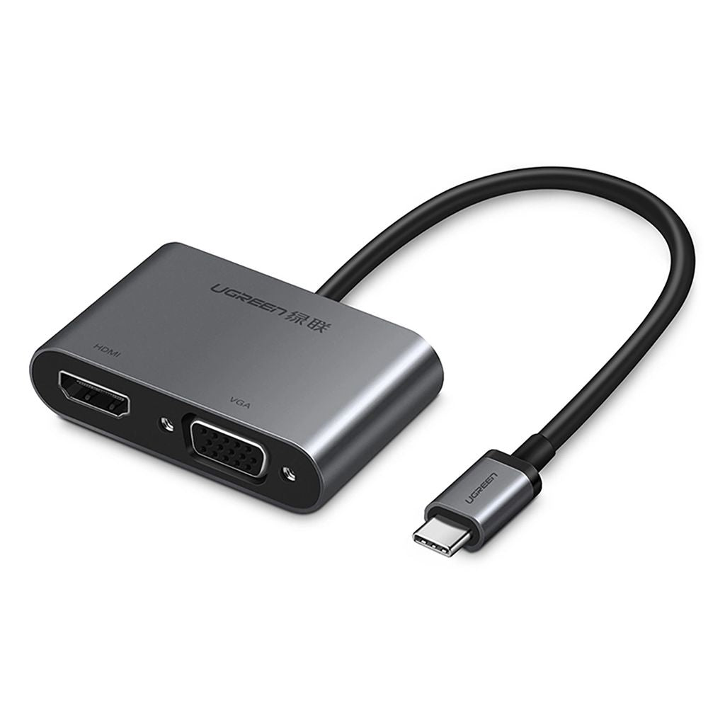 Ugreen USB-C to HDMI / VGA / USB-A 3.0 / USB-C PD Adapter - Gray