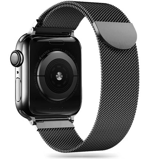 Tech-Protect Milanese klockarmband Apple Watch 4/5/6/7/8/9/SE/Ultra 1/2 - svart