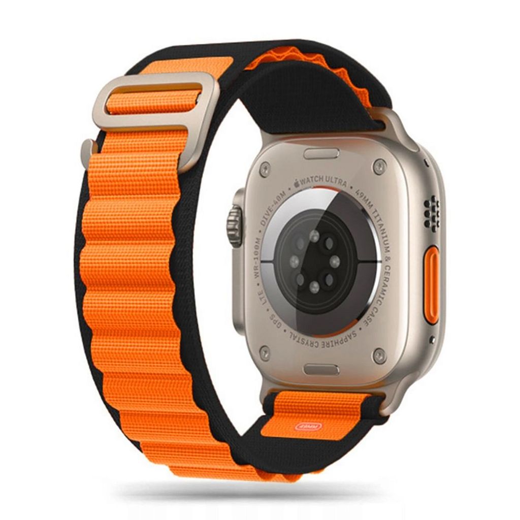 Tech-Protect Nylon Pro klockarmband Apple Watch 4/5/6/7/8/9/SE/Ultra 1/2 - orange