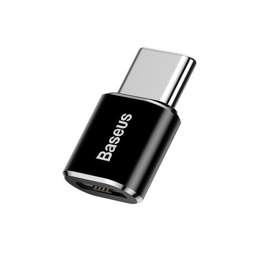 Baseus Mini Micro-USB to USB-C adapter - svart