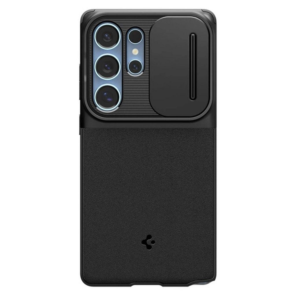 Spigen Samsung Galaxy S25 Ultra Optik Armor skal - svart