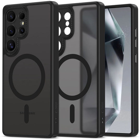 Tech-Protect Samsung Galaxy S25 Ultra MagCam MagSafe skal - svart