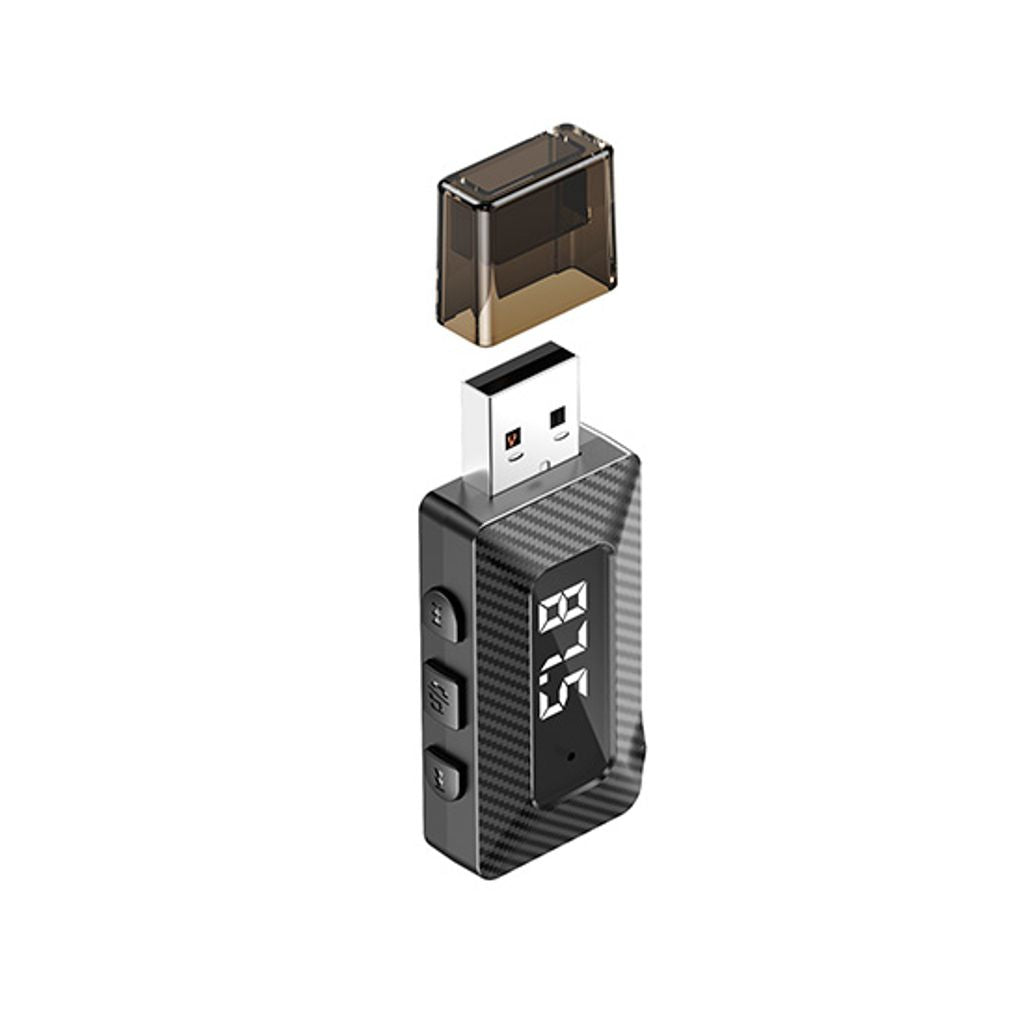 XO FM Transmitter FM Bluetooth USB-A, MP3 - svart
