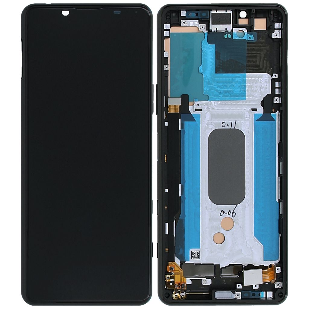 Sony Xperia 5 II display With Frame – svart