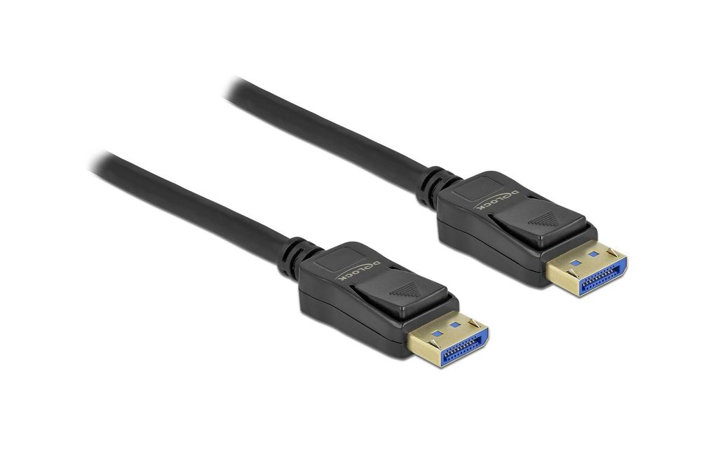 Delock DisplayPort cable 10K @ 60 Hz, 54 Gbps, 1m