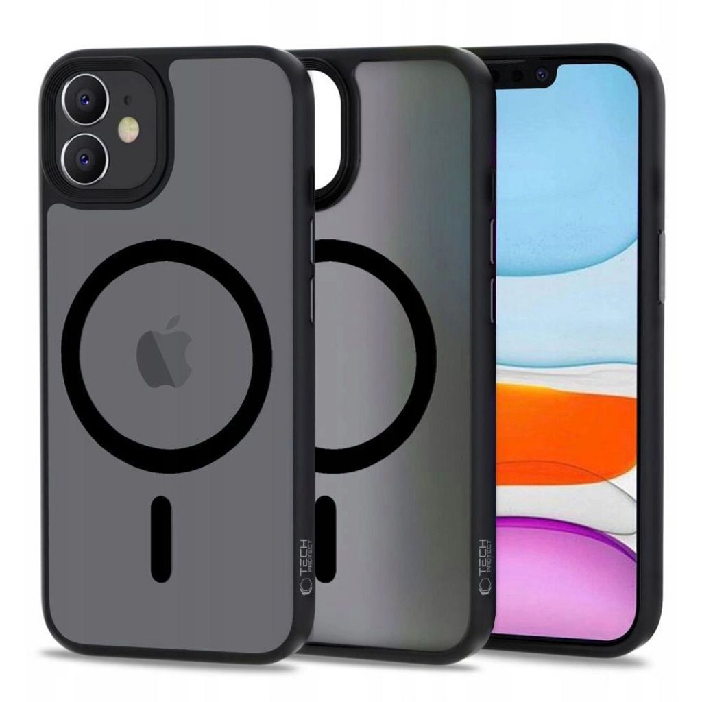 Tech-Protect MagMat MagSafe Case for iPhone 11 - Matte Black