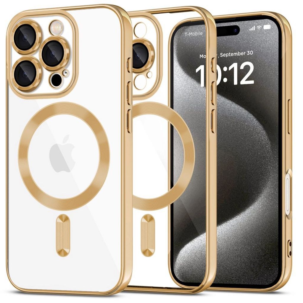 Tech-Protect MagFlex MagSafe skal till iPhone 16 Pro Max – guld