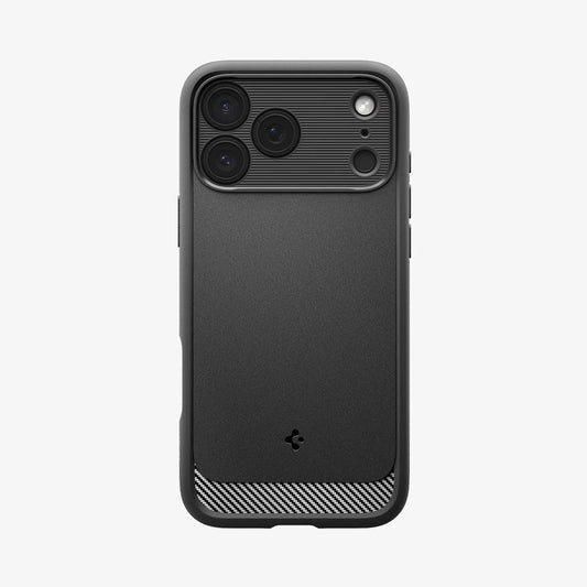 Spigen iPhone 17 Pro Max Rugged Armor MagFit skal - Matte svart
