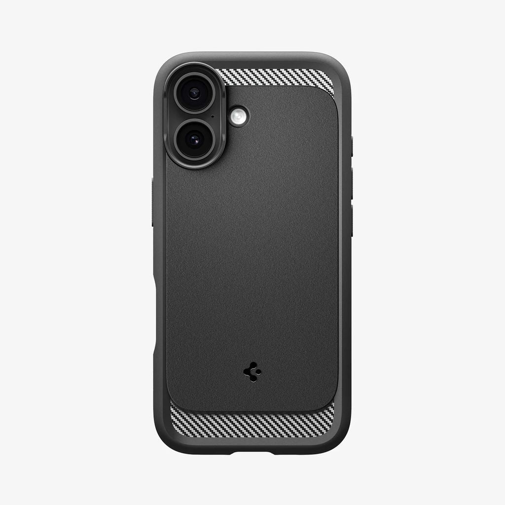 Spigen iPhone 17 Rugged Armor MagFit skal - Matte svart