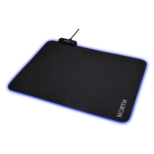 North P100 Gaming Mouse Pad with RGB Lighting - Black