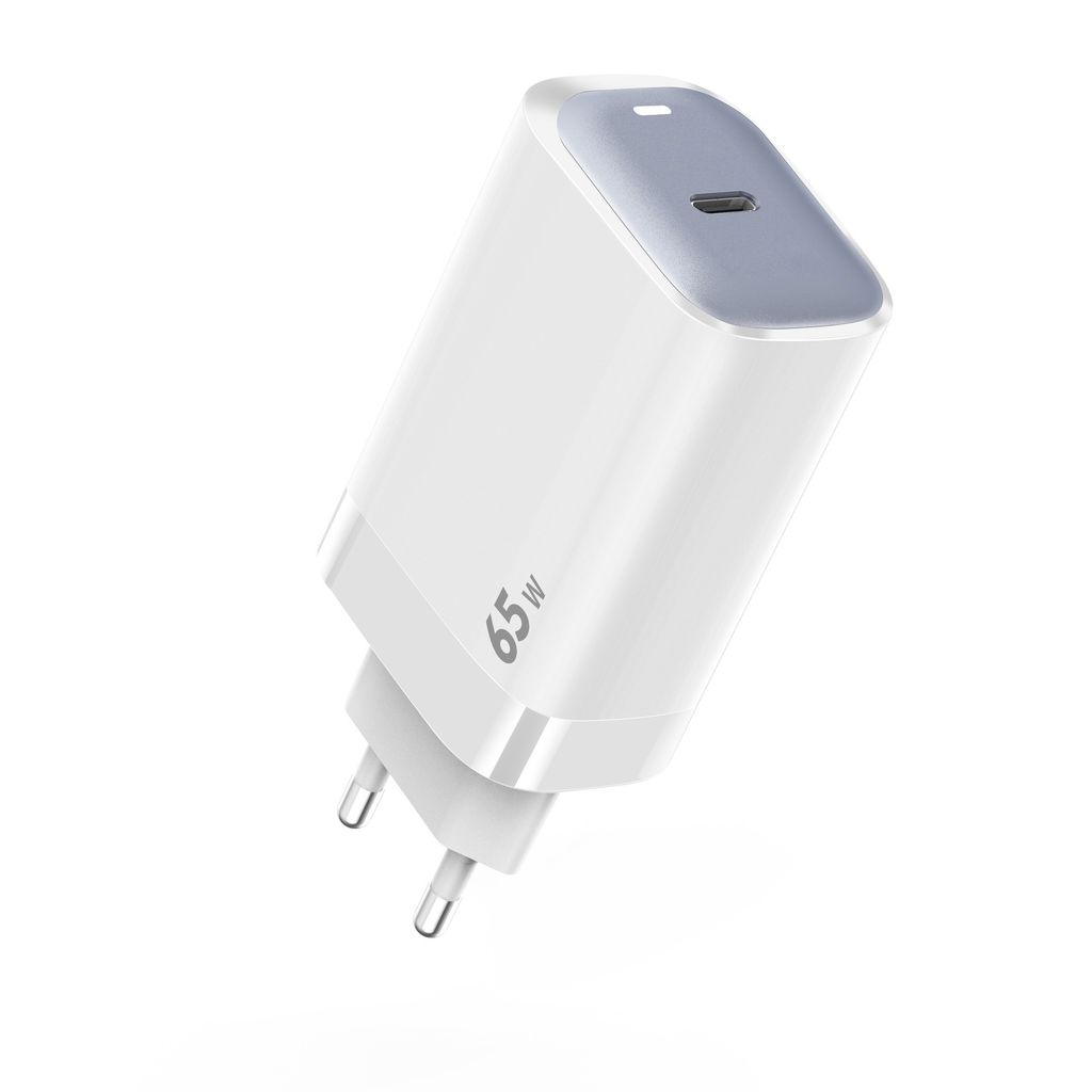 SiGN 65W Charger, USB-C PD, Fast Charging, MacBook Air, iPhone etc. – vit