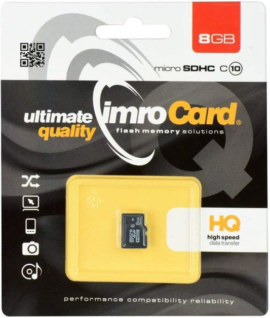 Imro microSDHC Memory Card 8 GB Class 10