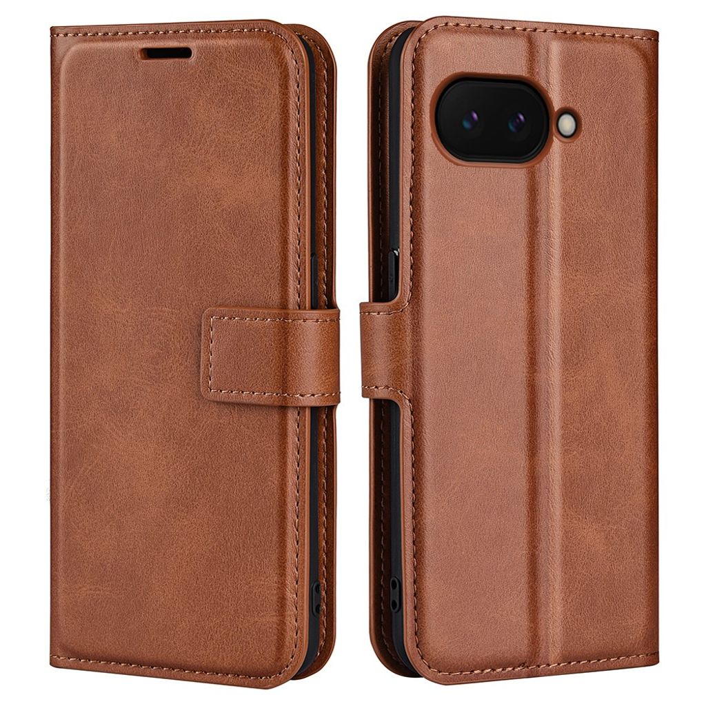Google Pixel 9A fodral with Wallet – Light brun